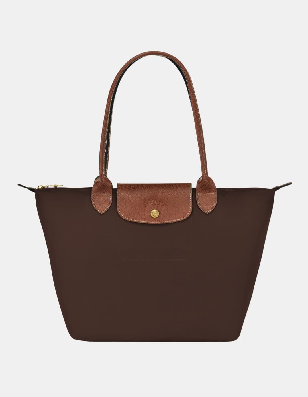 Elegant brown nylon bag
