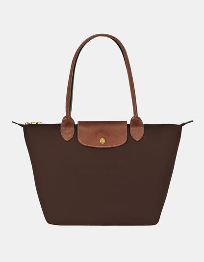 Elegant brown nylon bag