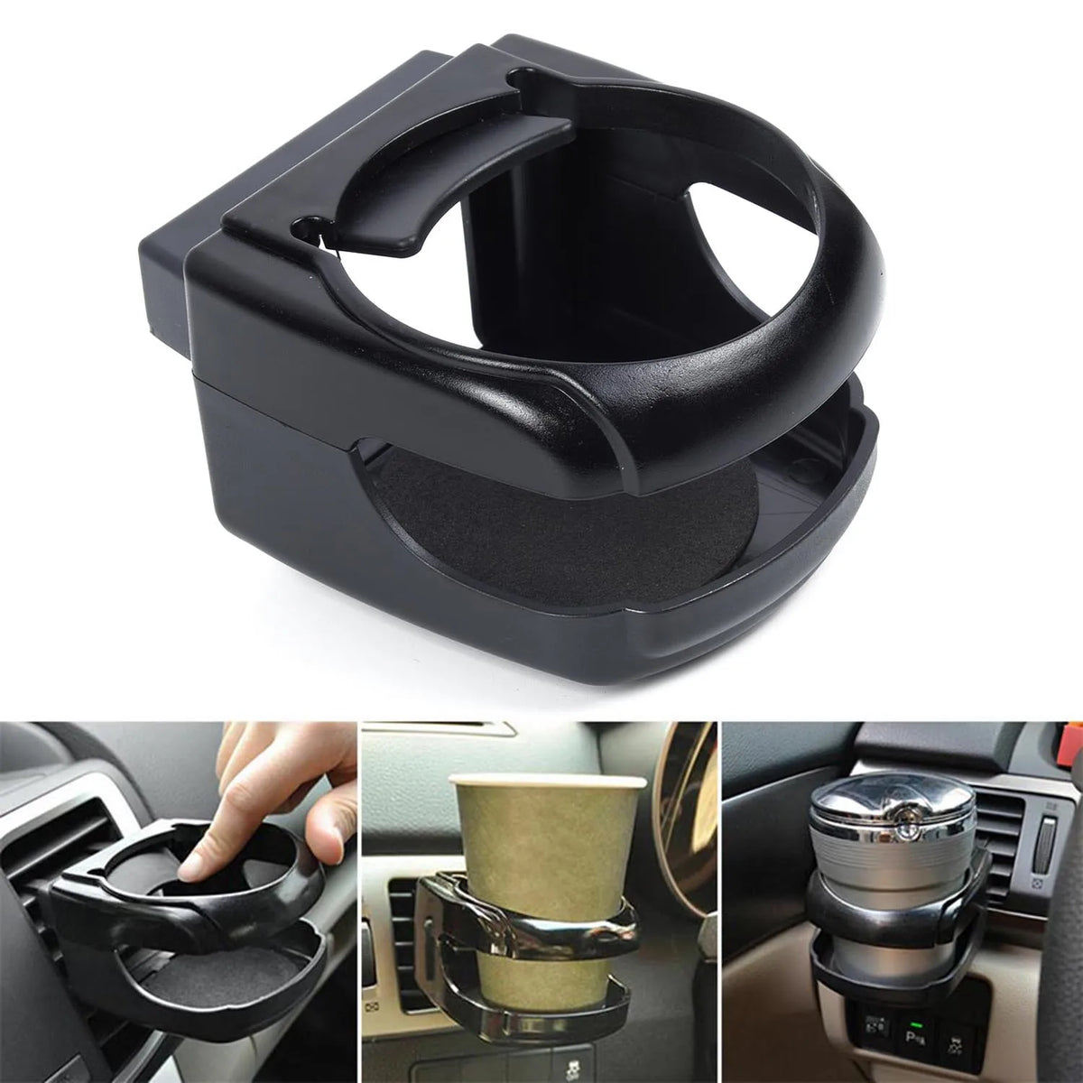 Car Outlet Air Vent Mount Can Holder Water Drinking Bottle Insert Holder Vehicle Cup Stand Bracket Car Vents Cup Rack