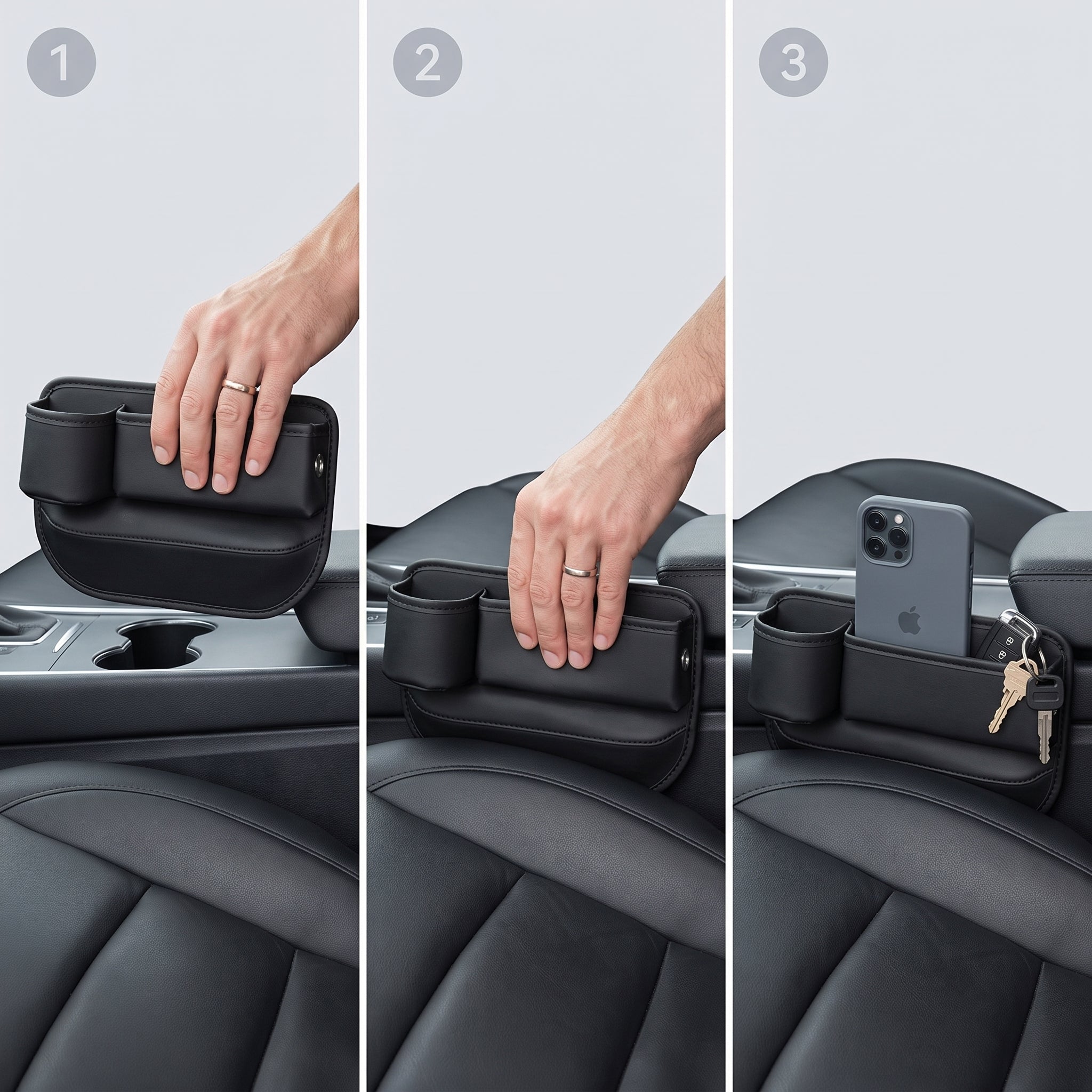 Car Seat Gap Filler Organizer